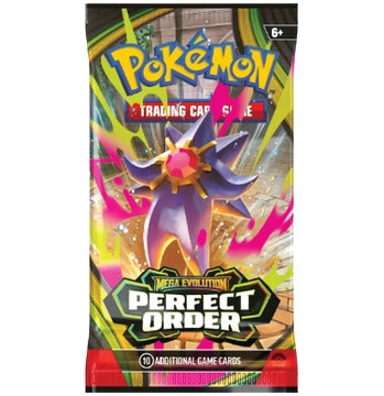 Pokémon TCG x1 Mega Evolution: Perfect Order Booster Pack - Random Pack Artwork