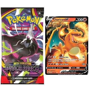 Pokémon TCG Random English Booster Pack & Ultra Rare Card Bundle - Includes Guaranteed EX, V, or MEGA EX Card!