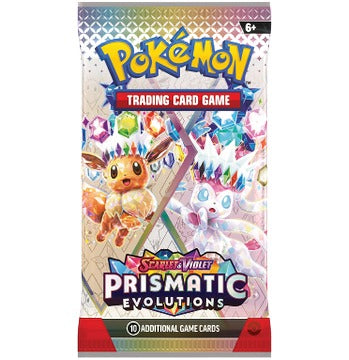 Pokémon TCG x1 Scarlet & Violet Prismatic Evolutions Booster Pack - Random Pack Artwork