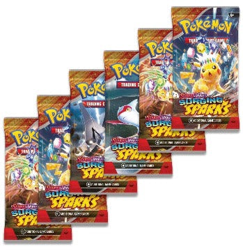 Pokémon TCG x6 RANDOM Booster Packs From Various Scarlet & Violet or Mega Evolution Era Sets