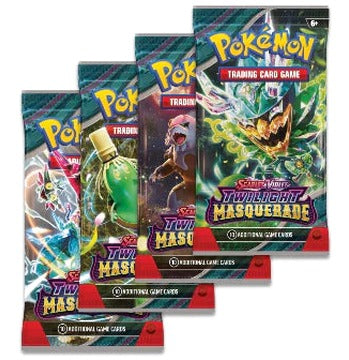 Pokémon TCG x4 RANDOM Booster Packs From Various Scarlet & Violet or Mega Evolution Era Sets
