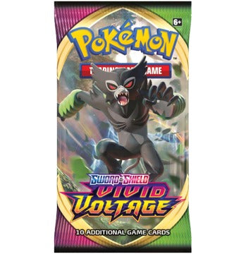 Pokémon TCG x1 Sword & Shield Vivid Voltage Booster Pack - Random Pack Artwork