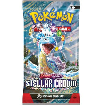 Pokémon TCG x1 Scarlet & Violet Stellar Crown Booster Pack - Random Pack Artwork