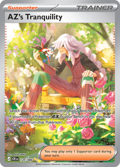 AZ's Tranquility 120/086 - Special Illustration Rare - Mega Evolution: Chaos Rising