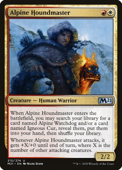 Alpine Houndmaster - Uncommon - Core Set 2021