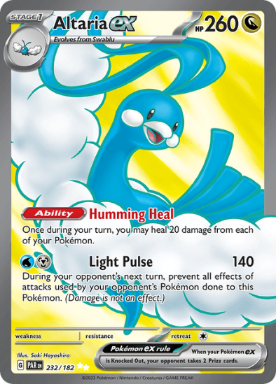 Altaria ex 232/182 - Full Art Ultra Rare - Scarlet & Violet Paradox Rift