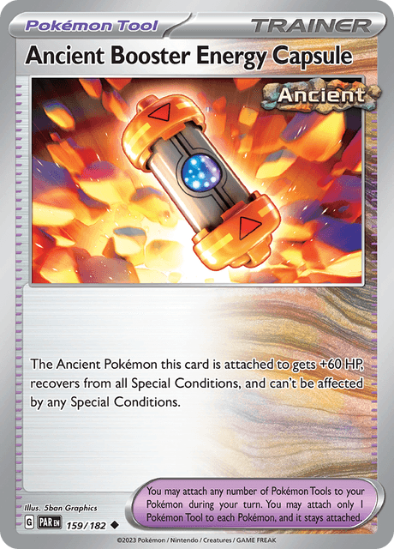 Ancient Booster Energy Capsule 159/182 - Uncommon - Scarlet & Violet Paradox Rift