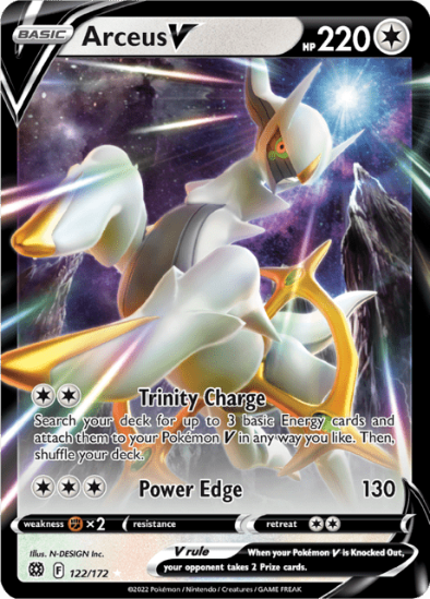 Arceus V 122/172 - Ultra Rare - Brilliant Stars