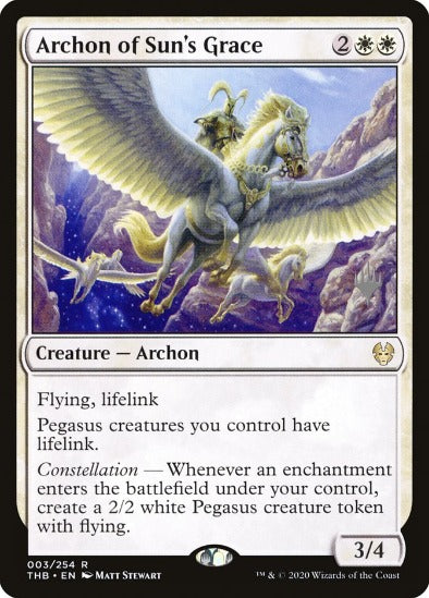 Archon of Sun's Grace - Rare - Theros Beyond Death
