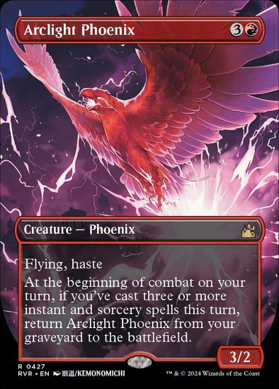 Arclight Phoenix - Borderless Rare - Ravnica Remastered