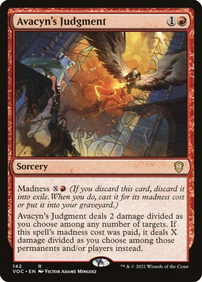 Avacyn's Judgment - Rare - Crimson Vow Commander