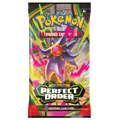 Pokémon TCG x1 Mega Evolution: Perfect Order Booster Pack - Random Pack Artwork