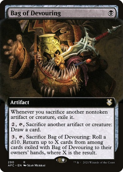 Bag of Devouring - Extended Art Rare - Forgotten Realms Commander