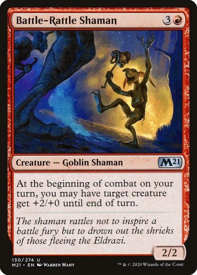 Battle-Rattle Shaman - Uncommon - Core Set 2021
