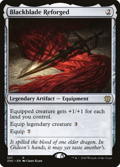 Blackblade Reforged - Rare - Zendikar Rising Commander