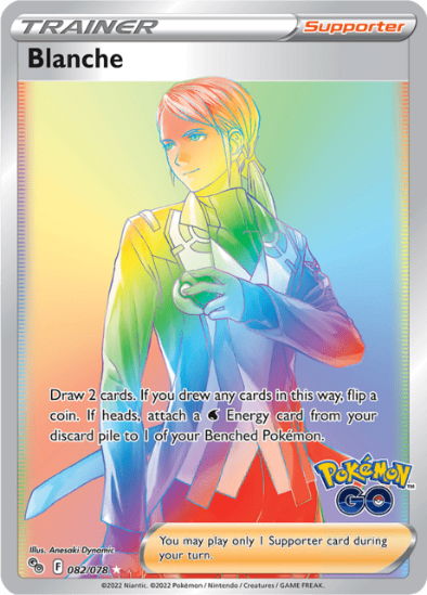Blanche 082/079 - Rainbow Ultra Rare - Pokémon GO