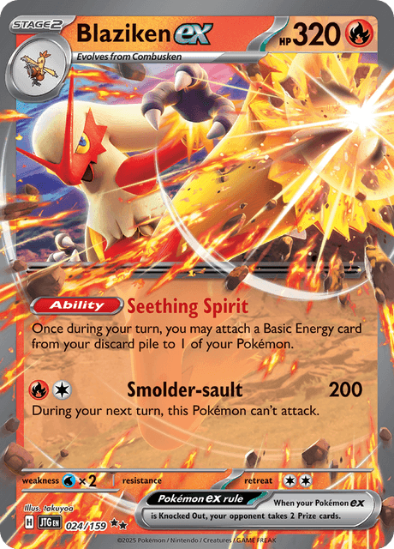 Blaziken ex 024/159 - Ultra Rare - Scarlet & Violet Journey Together