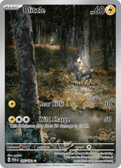 Blitzle 195/182 - Illustration Rare - Scarlet & Violet Paradox Rift