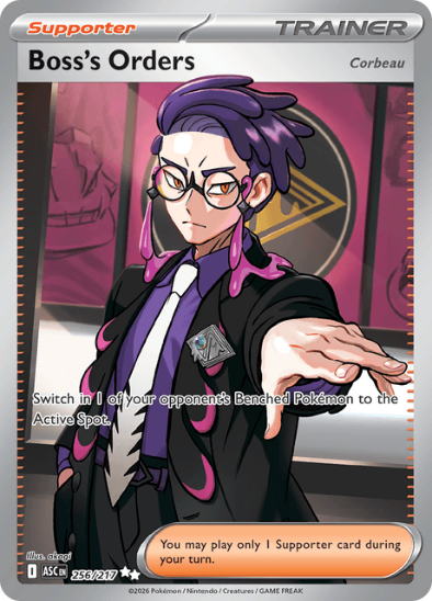 Boss's Orders 256/217 - Full Art Ultra Rare - Mega Evolution: Ascended Heroes