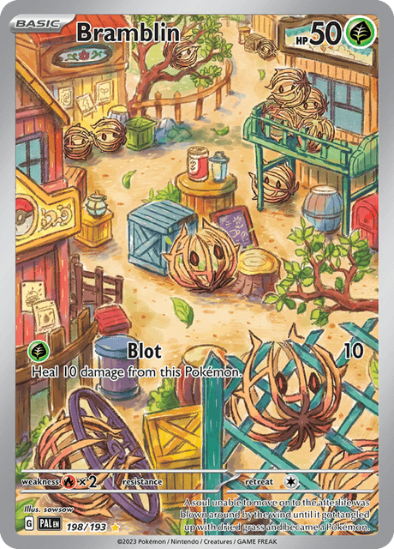 Bramblin 198/193 - Illustration Rare - Scarlet & Violet Paldea Evolved