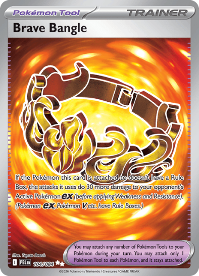 Brave Bangle 104/084 - Full Art Ultra Rare - Mega Evolution: Pitch Black