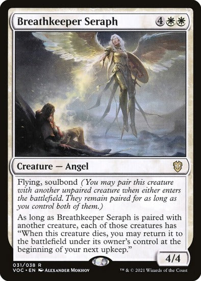 Breathkeeper Seraph - Rare - Crimson Vow Commander