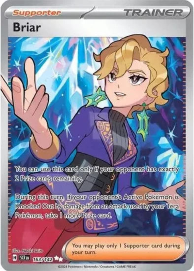 Briar 163/142 - Full Art Ultra Rare - Scarlet & Violet Stellar Crown