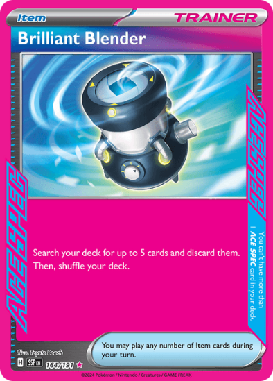 Brilliant Blender 164/191 - Ace Spec Rare - Scarlet & Violet Surging Sparks