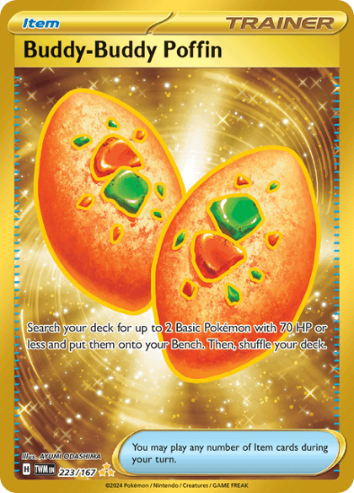 Buddy-Buddy Poffin 223/167 - Gold Secret Rare - Scarlet & Violet Twilight Masquerade