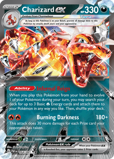 Charizard ex 054/091 - Ultra Rare - Scarlet & Violet Paldean Fates