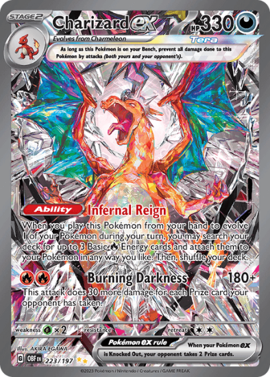 Charizard ex 223/197 - Special Illustration Ultra Rare - Scarlet & Violet Obsidian Flames