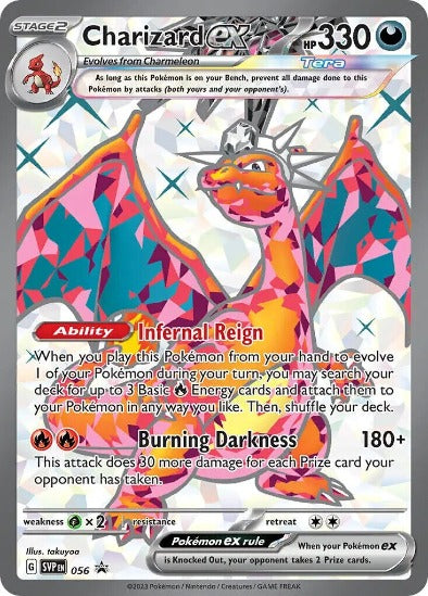 Charizard ex SVP 056 - Ultra Rare - Scarlet & Violet Black Star Promo