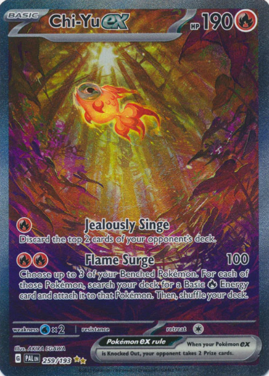 Chi-Yu EX 259/193 - Full Art Ultra Rare - Scarlet & Violet Paldea Evolved