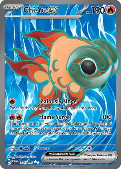 Chi-Yu ex 234/193 - Full Art Ultra Rare - Scarlet & Violet Paldea Evolved