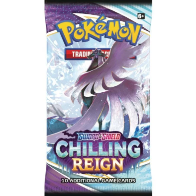 Pokémon TCG x1 Sword & Shield Chilling Reign Booster Pack - Random Pack Artwork