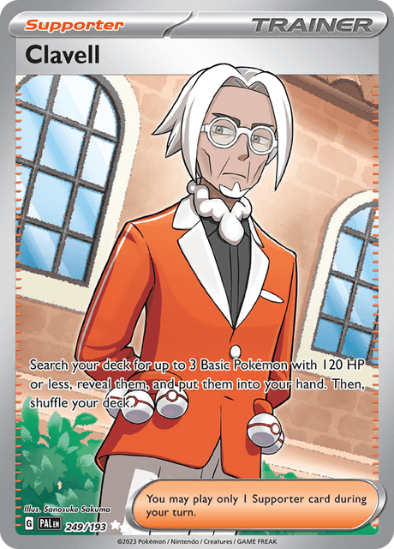 Clavell 249/193 - Full Art Ultra Rare - Scarlet & Violet Paldea Evolved