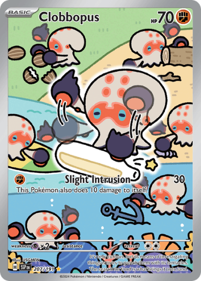 Clobbopus 207/191 - Illustration Rare - Scarlet & Violet Surging Sparks