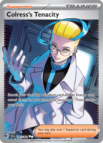 Colress's Tenacity 087/064 - Full Art Ultra Rare - Shrouded Fable