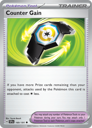 Counter Gain 169/191 - Uncommon - Scarlet & Violet Surging Sparks