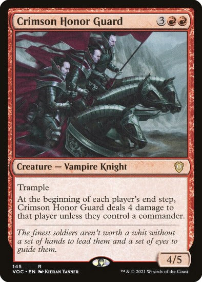 Crimson Honor Guard - Rare - Crimson Vow Commander