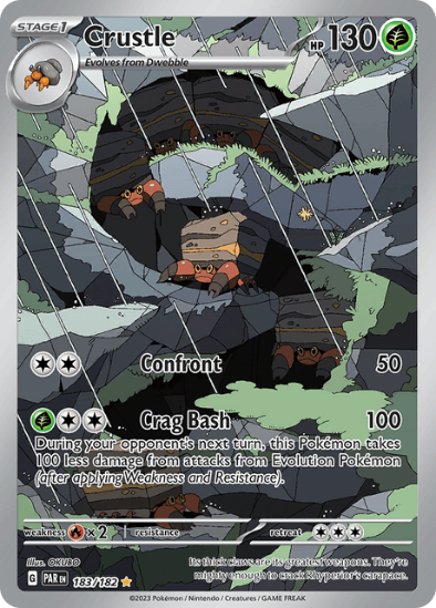 Crustle 183/182 - Illustration Rare - Scarlet & Violet Paradox Rift