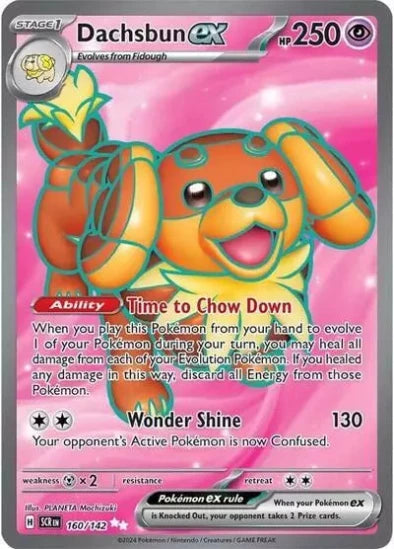 Dachsbun ex 160/142 - Full Art Ultra Rare - Scarlet & Violet Stellar Crown