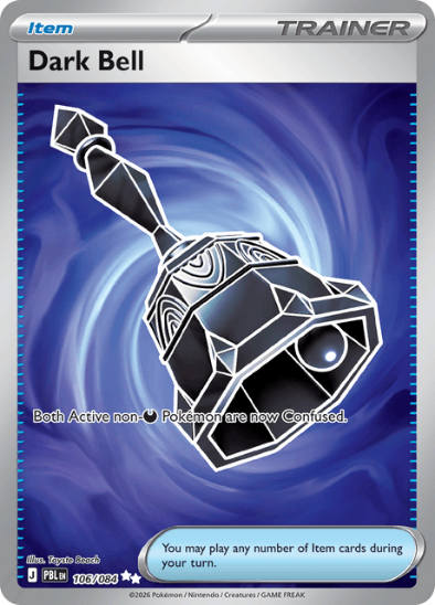 Dark Bell 106/084 - Full Art Ultra Rare - Mega Evolution: Pitch Black