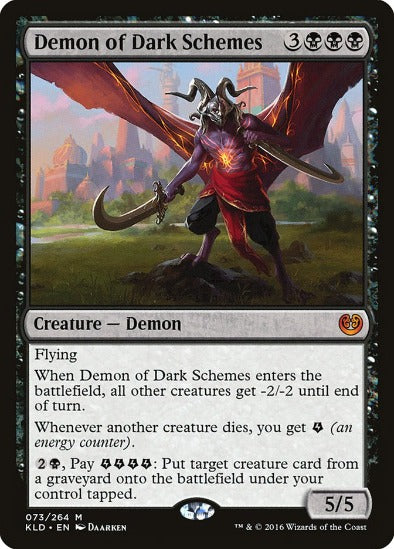 Demon of Dark Schemes - Mythic Rare - Kaladesh