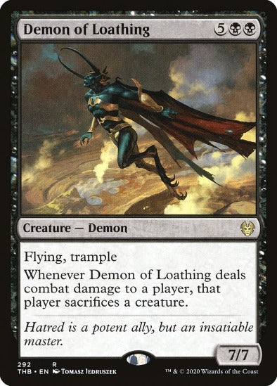 Demon of Loathing - Rare - Theros Beyond Death