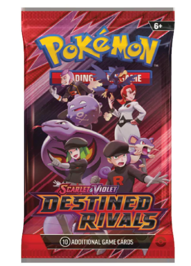 Pokémon TCG x1 Scarlet & Violet Destined Rivals Booster Pack - Random Pack Artwork