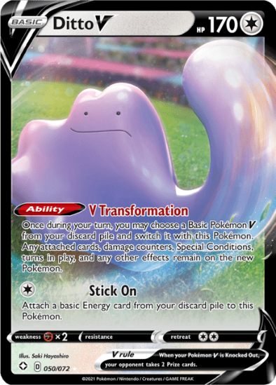 Ditto V 050/072 - Ultra Rare - Shining Fates