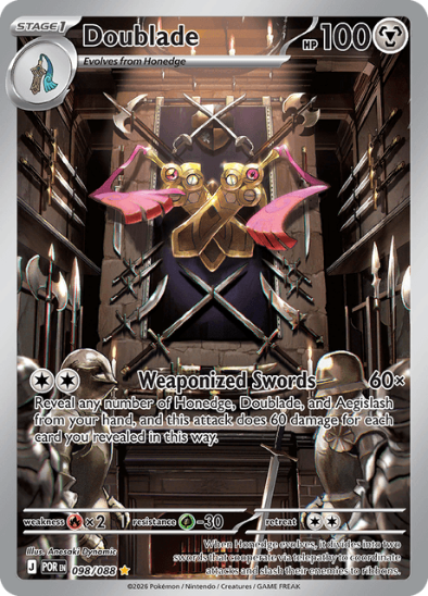 Doublade 098/088 - Illustration Rare - Mega Evolution: Perfect Order