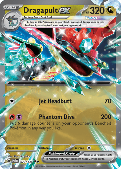 Dragapult ex 073/131 - Ultra Rare - Scarlet & Violet: Prismatic Evolutions