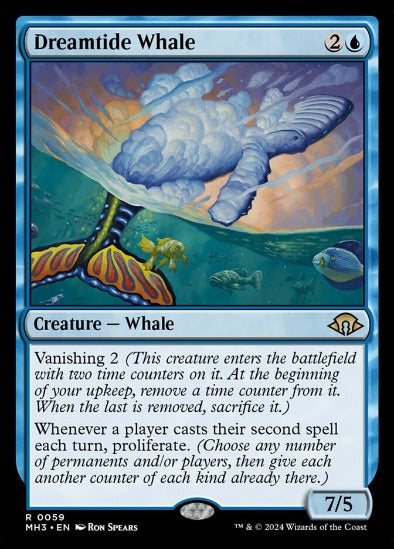 Dreamtide Whale - Rare - Modern Horizons 3